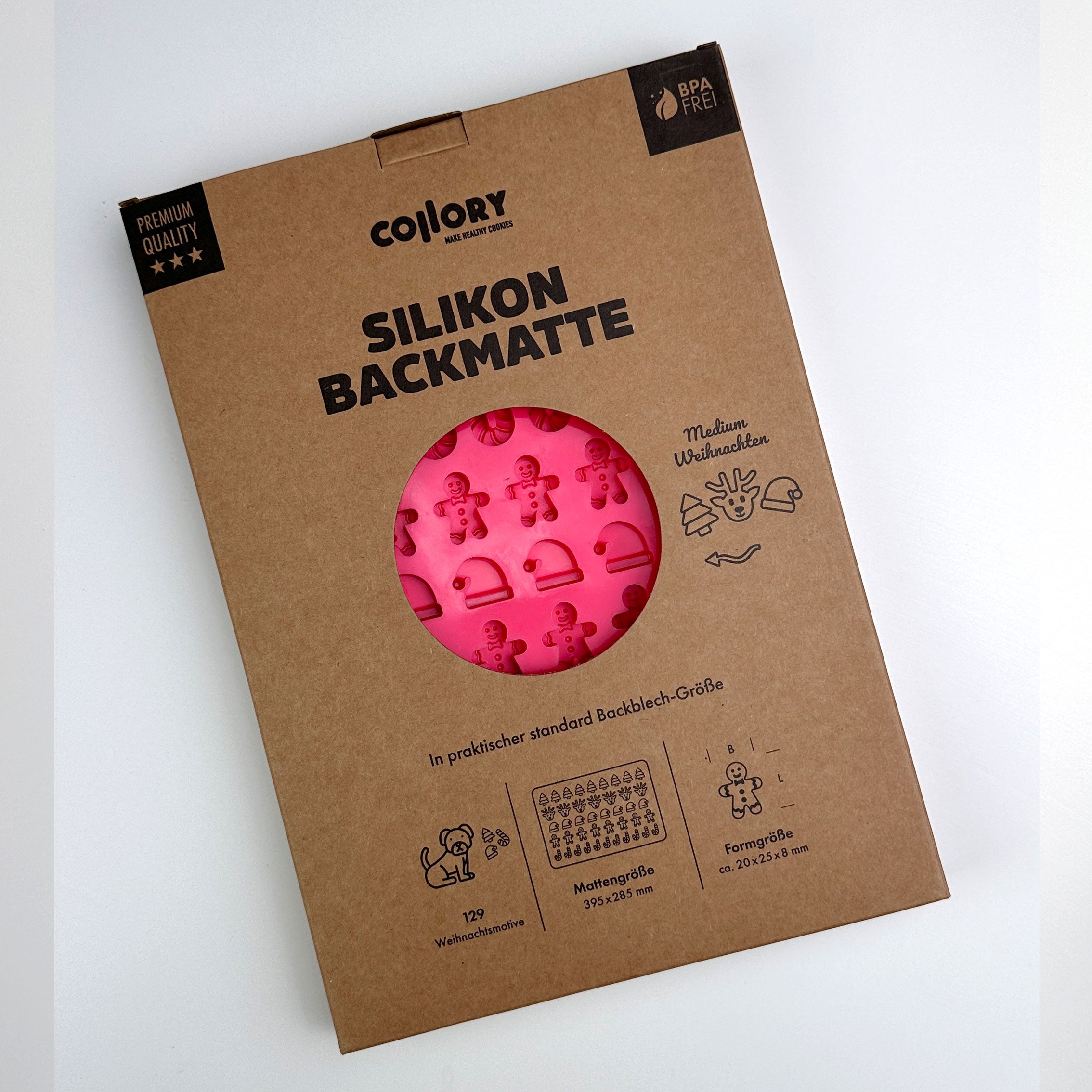 Collory Backmatte für Hundeleckerlis in Weihnachtsmotive
