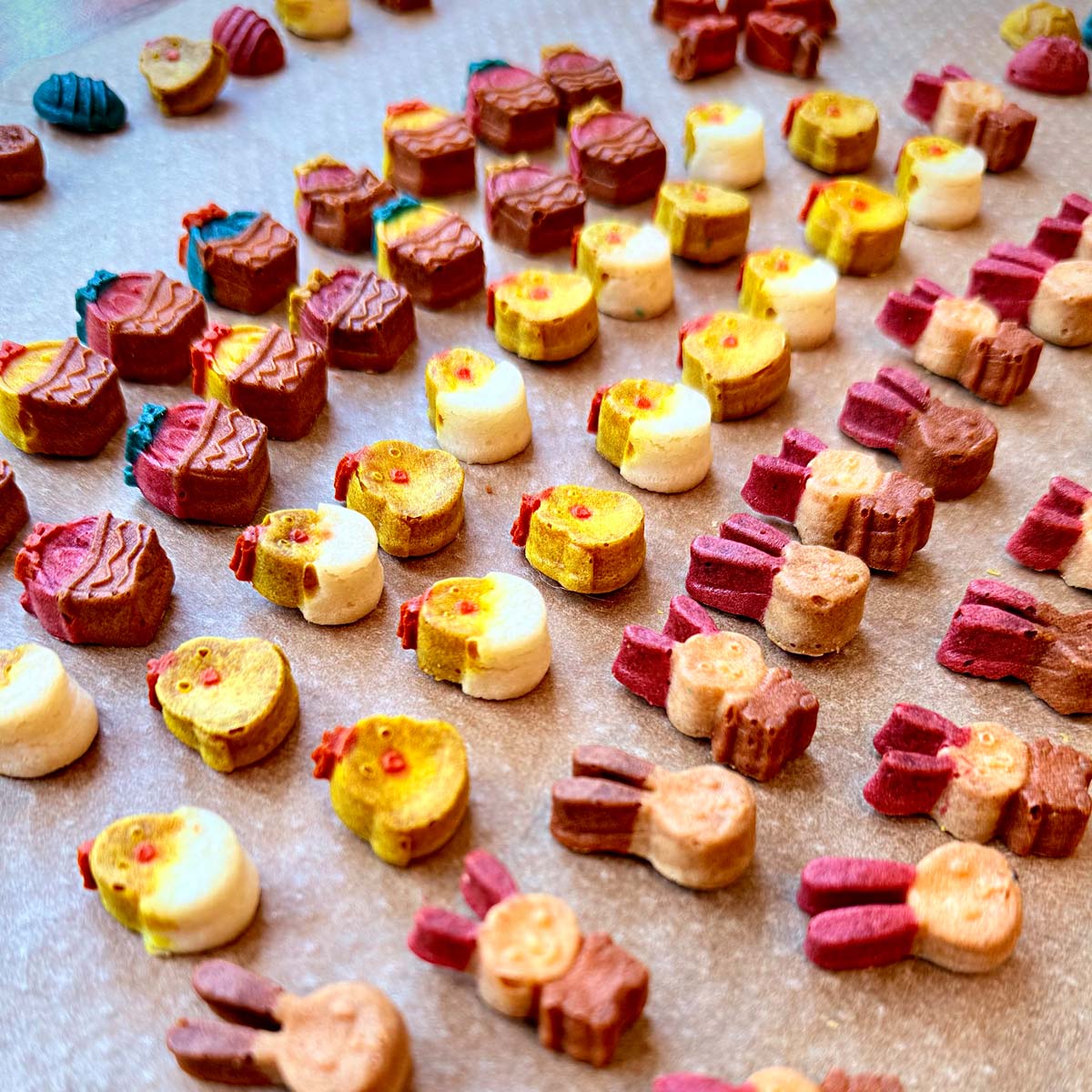 Collory Backmatte für Hundeleckerlis in Ostermotive