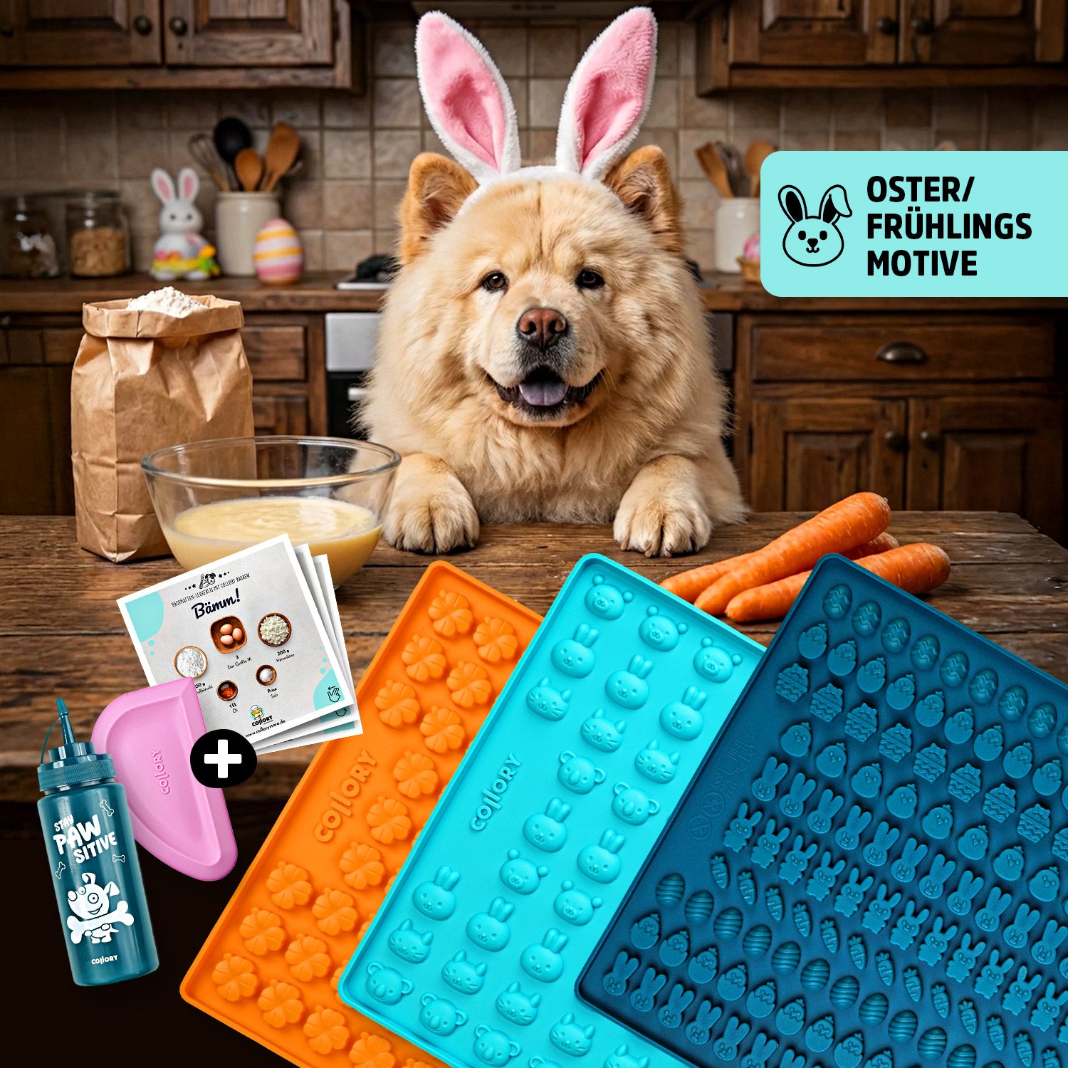 Collory Backmatten Hundekekse Oster Bundle (mittelgroße/ große Hunde)