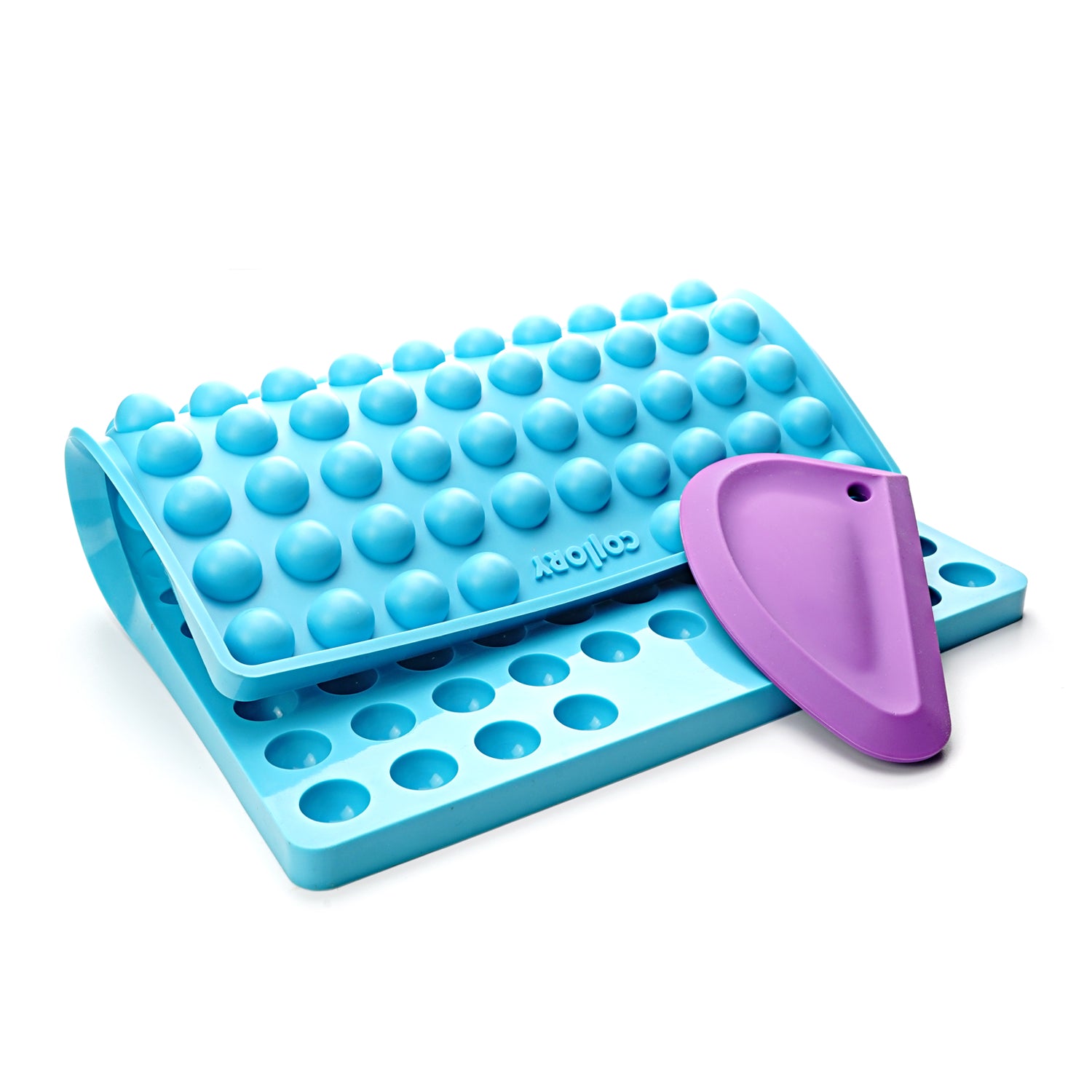 2cm hemisphere baking pan + scraper