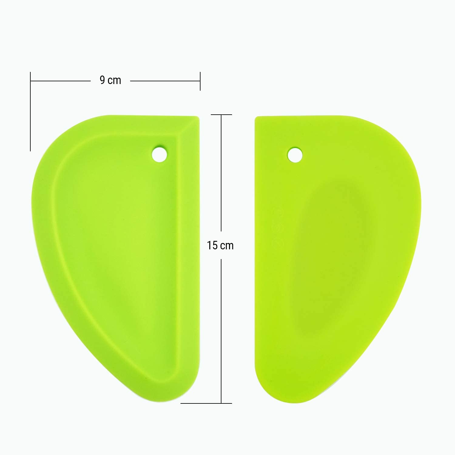 1cm hemisphere baking pan + scraper