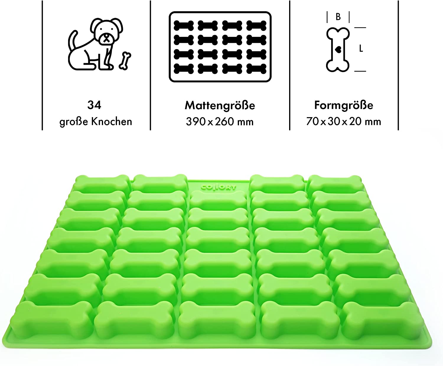 Bone baking molds
