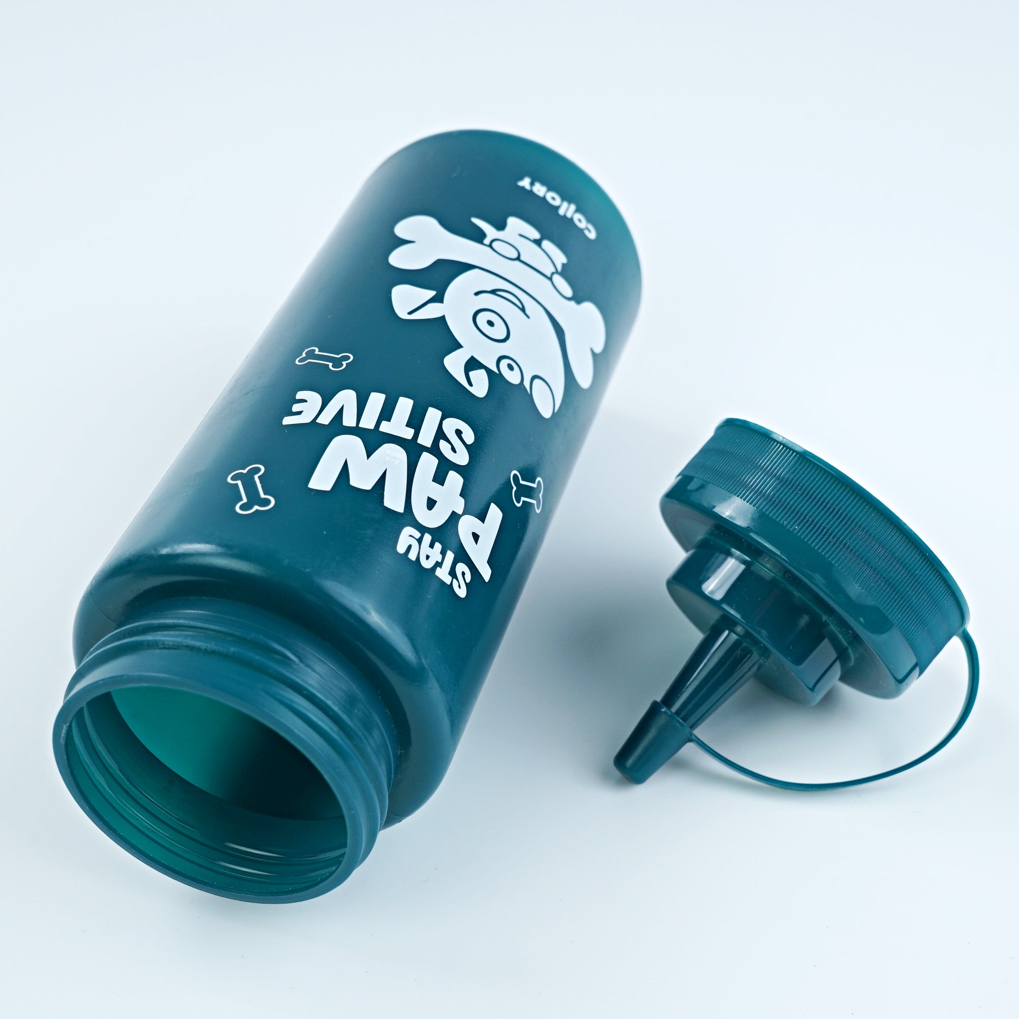 Colorful dosing bottles