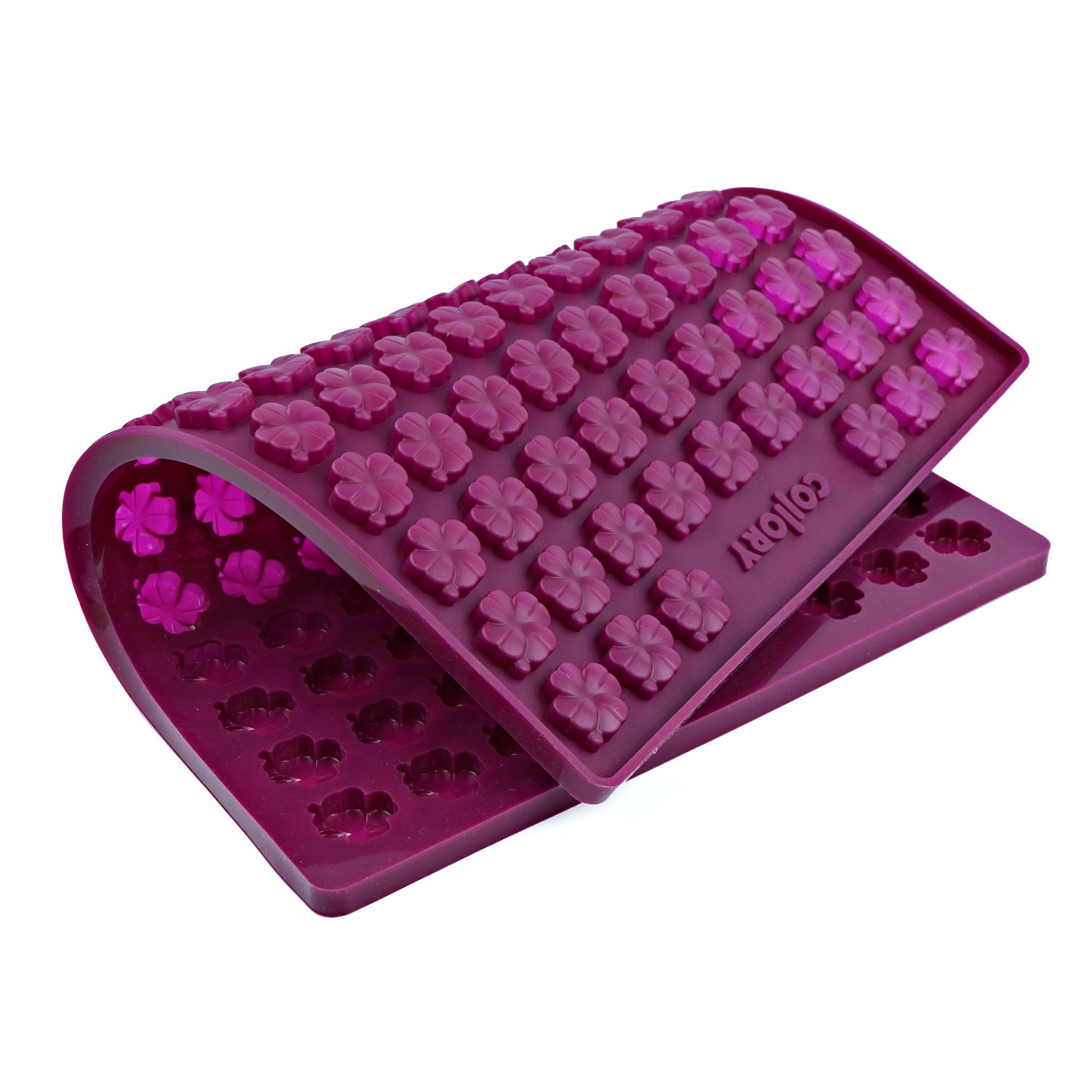 Collory Backmatten für Hundeleckerlis in Kleeblattform