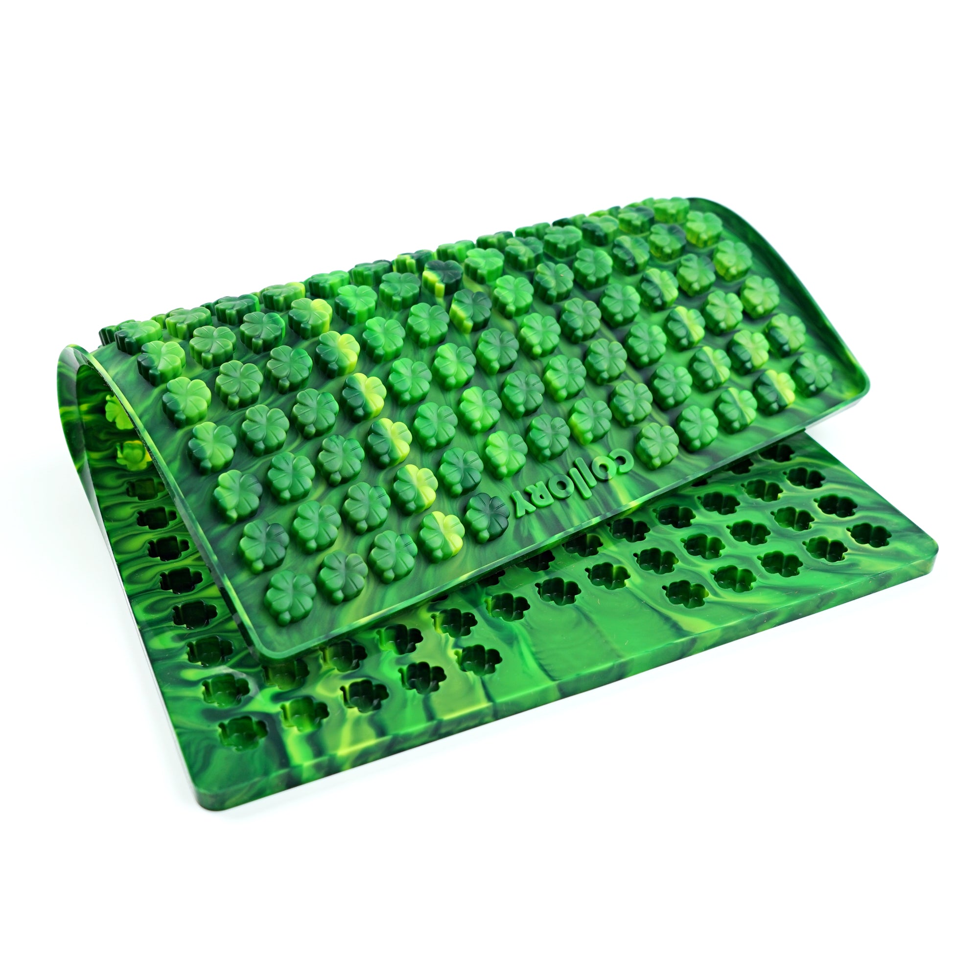 Collory Backmatten für Hundeleckerlis in Kleeblattform