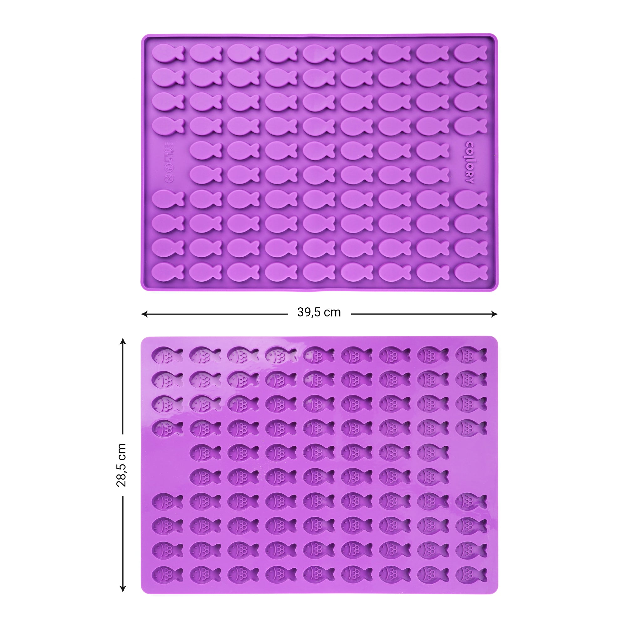 Collory Backmatten für Hundeleckerlis in Fischform
