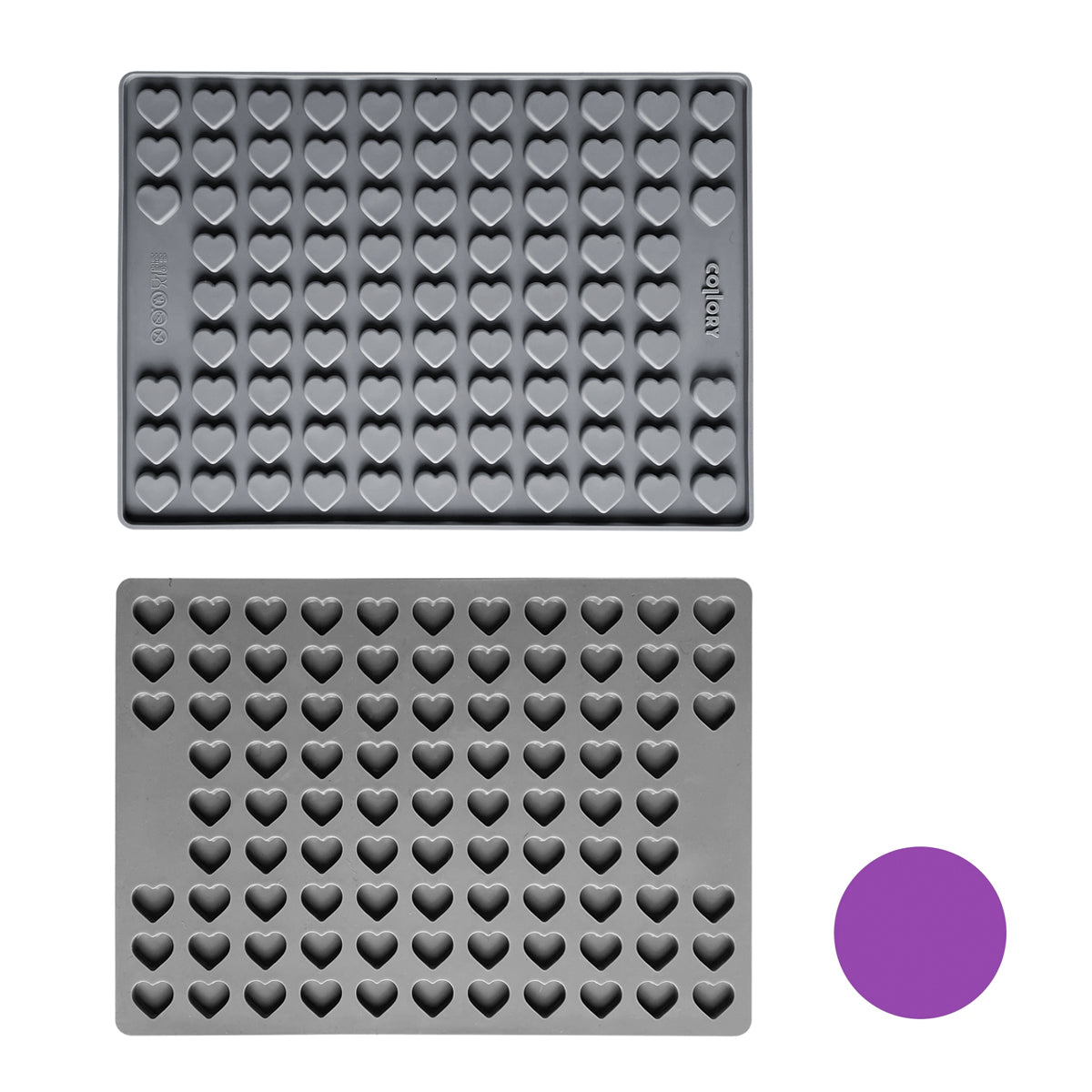 Collory Backmatten für Hundeleckerlis in Herzform