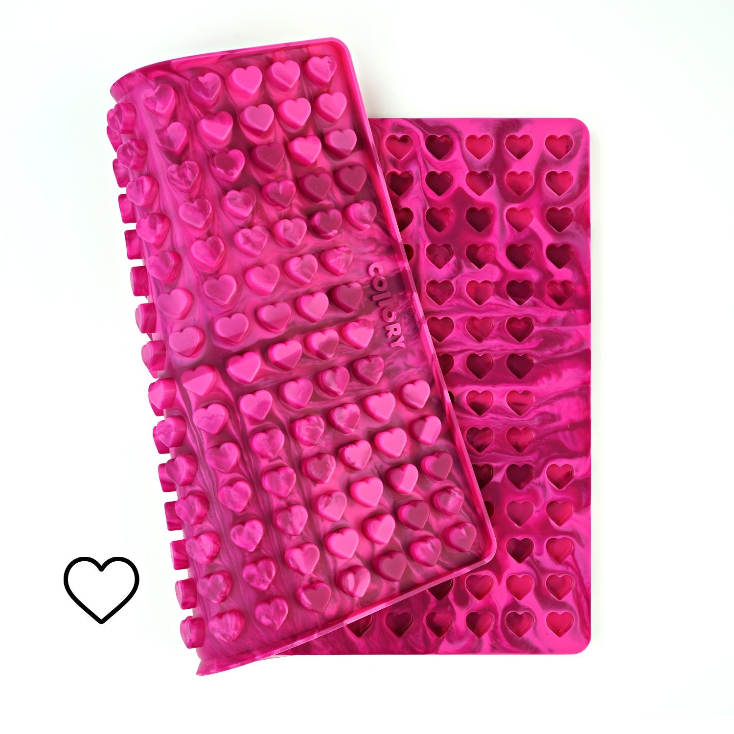 Collory Backmatten für Hundeleckerlis in Herzform