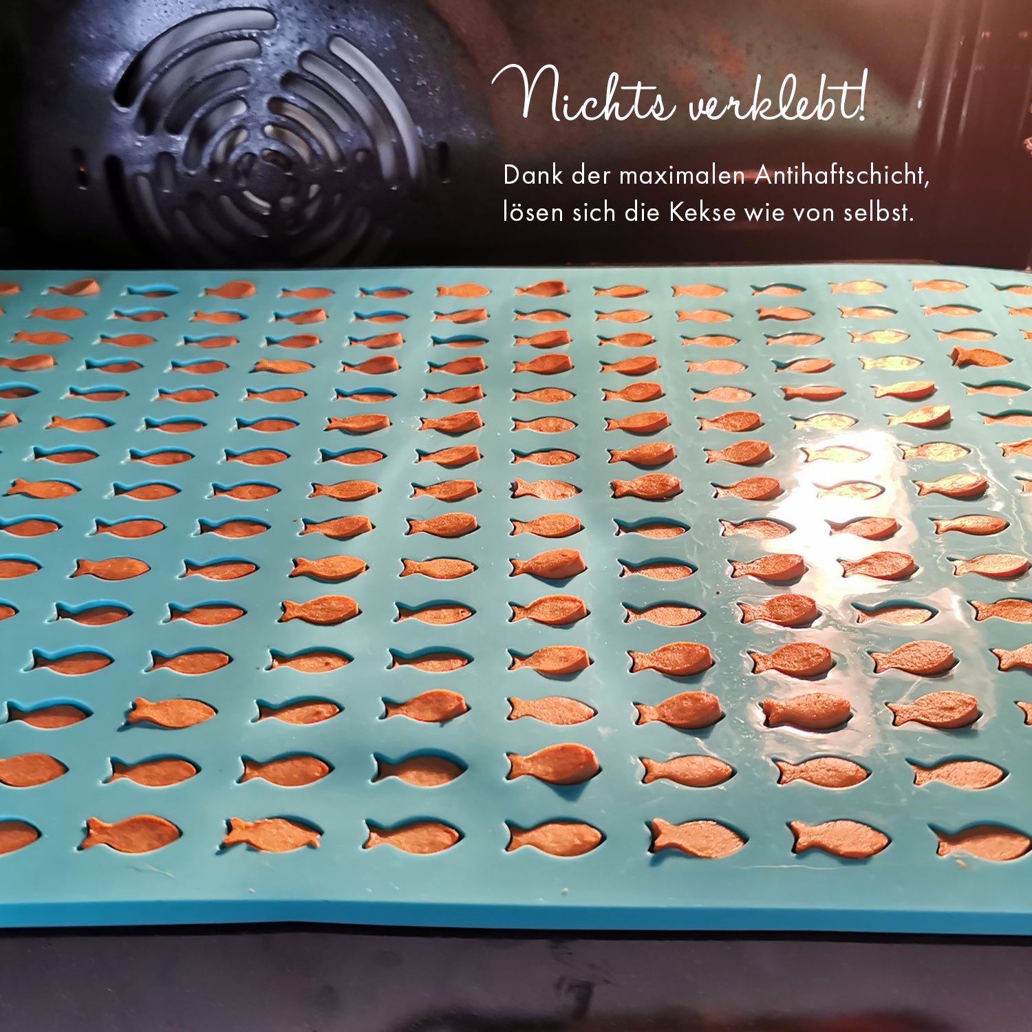 Collory Backmatten für Hundeleckerlis in Fischform
