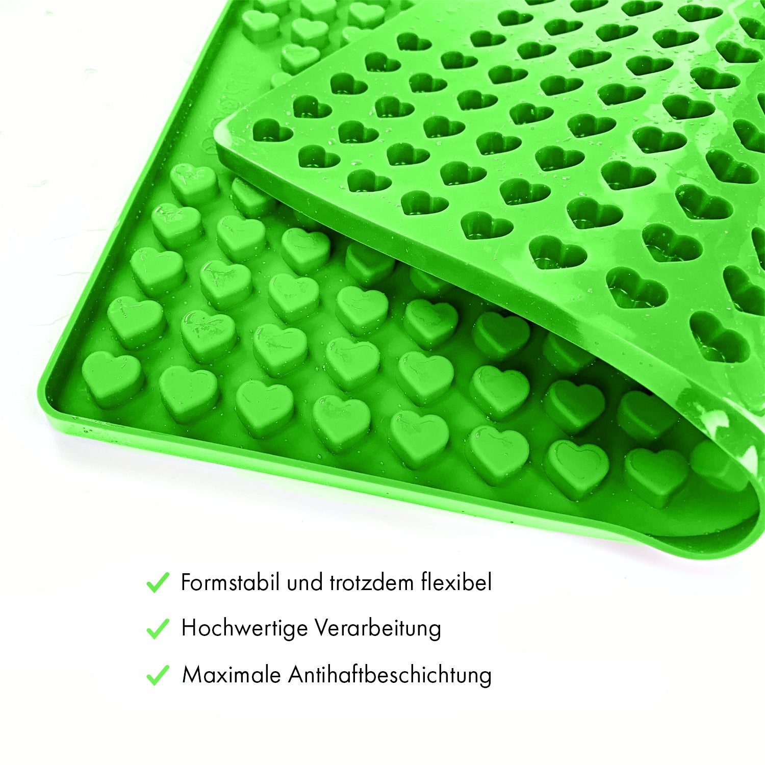 Collory Backmatten für Hundeleckerlis in Herzform